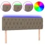 Cabecero con LED de tela gris taupe 160x7x78/88 cm de vidaXL, Cabeceros y pies de cama - Ref: Foro24-3121958, Precio: 84,63 €...