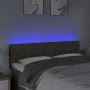 Headboard with LED in taupe gray fabric 160x7x78/88 cm by vidaXL, Headboards and footboards - Ref: Foro24-3121958, Price: 84,...