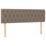 Headboard with LED in taupe gray fabric 160x7x78/88 cm by vidaXL, Headboards and footboards - Ref: Foro24-3121958, Price: 85,...