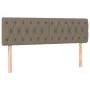 Headboard with LED in taupe gray fabric 160x7x78/88 cm by vidaXL, Headboards and footboards - Ref: Foro24-3121958, Price: 84,...