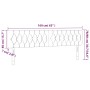 Kopfteil mit LED aus taupegrauem Stoff 160x7x78/88 cm von vidaXL, Kopf- und Fußteile - Ref: Foro24-3121958, Preis: 86,03 €, R...