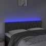 Dunkelgraues Samtkopfteil mit LED 144x7x78/88 cm von vidaXL, Kopf- und Fußteile - Ref: Foro24-3121997, Preis: 74,96 €, Rabatt: %