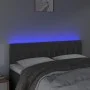 Dunkelgraues Samtkopfteil mit LED 144x7x78/88 cm von vidaXL, Kopf- und Fußteile - Ref: Foro24-3121997, Preis: 74,03 €, Rabatt: %