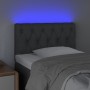 Kopfteil mit LED aus dunkelgrauem Stoff 80x7x78/88 cm von vidaXL, Kopf- und Fußteile - Ref: Foro24-3121923, Preis: 42,62 €, R...