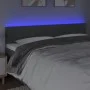 Headboard with LED in dark gray fabric 180x5x78/88 cm by vidaXL, Headboards and footboards - Ref: Foro24-3121865, Price: 70,4...