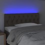 Kopfteil mit LED aus taupegrauem Stoff 90x7x78/88 cm von vidaXL, Kopf- und Fußteile - Ref: Foro24-3121934, Preis: 47,87 €, Ra...