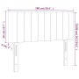 Kopfteil aus hellgrauem Stoff mit LED 100x5x78/88 cm von vidaXL, Kopf- und Fußteile - Ref: Foro24-3121840, Preis: 43,40 €, Ra...