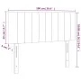 Light gray fabric headboard with LED 100x5x78/88 cm by vidaXL, Headboards and footboards - Ref: Foro24-3121840, Price: 45,15 ...