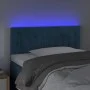 LED-Kopfteil aus dunkelblauem Samt, 80 x 5 x 78/88 cm von vidaXL, Kopf- und Fußteile - Ref: Foro24-3121884, Preis: 38,26 €, R...