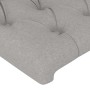 Kopfteil aus hellgrauem Stoff mit LED 160x7x78/88 cm von vidaXL, Kopf- und Fußteile - Ref: Foro24-3121954, Preis: 79,06 €, Ra...