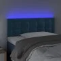 LED-Kopfteil aus dunkelblauem Samt, 90 x 5 x 78/88 cm von vidaXL, Kopf- und Fußteile - Ref: Foro24-3122086, Preis: 47,43 €, R...