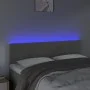 Light gray velvet headboard with LED 144x5x78/88 cm by vidaXL, Headboards and footboards - Ref: Foro24-3121800, Price: 52,60 ...