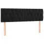 Black velvet headboard with LED 144x7x78/88 cm by vidaXL, Headboards and footboards - Ref: Foro24-3121998, Price: 81,05 €, Di...