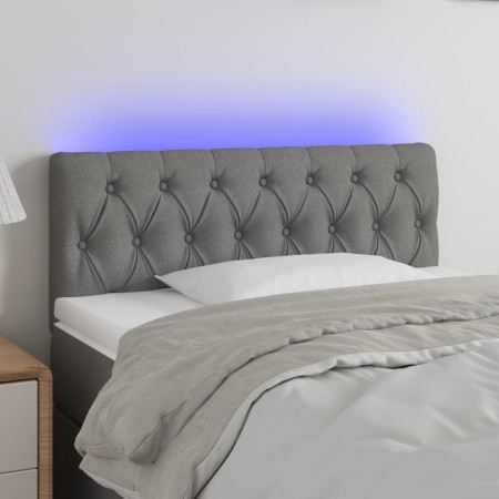 Cabecero con LED de tela gris oscuro 100x7x78/88 cm de vidaXL, Cabeceros y pies de cama - Ref: Foro24-3121939, Precio: 44,49 ...