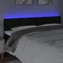 Black fabric headboard with LED 180x7x78/88 cm by vidaXL, Headboards and footboards - Ref: Foro24-3121964, Price: 71,47 €, Di...