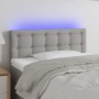 Light gray fabric headboard with LED 90x5x78/88 cm by vidaXL, Headboards and footboards - Ref: Foro24-3122028, Price: 45,71 €...