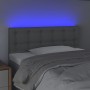Hellgraues Stoffkopfteil mit LED 90x5x78/88 cm von vidaXL, Kopf- und Fußteile - Ref: Foro24-3122028, Preis: 45,71 €, Rabatt: %