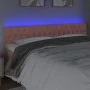 Rosa Samtkopfteil mit LED 180x7x78/88 cm von vidaXL, Kopf- und Fußteile - Ref: Foro24-3122013, Preis: 75,52 €, Rabatt: %