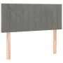 Light gray velvet headboard with LED 90x5x78/88 cm by vidaXL, Headboards and footboards - Ref: Foro24-3121886, Price: 52,41 €...