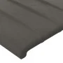 Dunkelgraues Samtkopfteil mit LED 180x5x78/88 cm von vidaXL, Kopf- und Fußteile - Ref: Foro24-3121911, Preis: 62,57 €, Rabatt: %