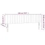 Dunkelgraues Samtkopfteil mit LED 180x5x78/88 cm von vidaXL, Kopf- und Fußteile - Ref: Foro24-3121911, Preis: 62,57 €, Rabatt: %