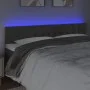 Dunkelgraues Samtkopfteil mit LED 160x5x78/88 cm von vidaXL, Kopf- und Fußteile - Ref: Foro24-3122101, Preis: 70,39 €, Rabatt: %