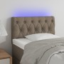 Kopfteil mit LED aus taupegrauem Stoff 80x7x78/88 cm von vidaXL, Kopf- und Fußteile - Ref: Foro24-3121926, Preis: 48,94 €, Ra...