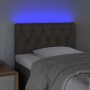 Kopfteil mit LED aus taupegrauem Stoff 80x7x78/88 cm von vidaXL, Kopf- und Fußteile - Ref: Foro24-3121926, Preis: 48,94 €, Ra...