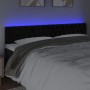 Kopfteil aus schwarzem Samt mit LED 180x7x78/88 cm von vidaXL, Kopf- und Fußteile - Ref: Foro24-3122010, Preis: 93,07 €, Raba...