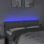 Light gray fabric headboard with LED 144x7x78/88 cm by vidaXL, Headboards and footboards - Ref: Foro24-3121946, Price: 64,66 ...