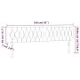 Kopfteil aus schwarzem Stoff mit LED 160x7x78/88 cm von vidaXL, Kopf- und Fußteile - Ref: Foro24-3121956, Preis: 75,64 €, Rab...