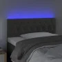 Dark gray velvet headboard with LED 90x7x78/88 cm by vidaXL, Headboards and footboards - Ref: Foro24-3121985, Price: 63,20 €,...