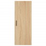 Aparador de madera contrachapada roble Sonoma 34,5x34x180 cm