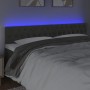 Dunkelgraues Samtkopfteil mit LED 200x7x78/88 cm von vidaXL, Kopf- und Fußteile - Ref: Foro24-3122015, Preis: 80,08 €, Rabatt: %