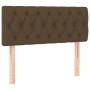 Headboard with LED in dark brown fabric 100x7x78/88 cm by vidaXL, Headboards and footboards - Ref: Foro24-3121941, Price: 52,...