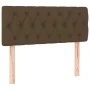 Headboard with LED in dark brown fabric 100x7x78/88 cm by vidaXL, Headboards and footboards - Ref: Foro24-3121941, Price: 55,...