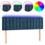 Dark brown velvet LED headboard 144x5x78/88 cm by vidaXL, Headboards and footboards - Ref: Foro24-3122098, Price: 56,31 €, Di...