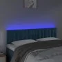 LED-Kopfteil aus dunkelbraunem Samt, 144 x 5 x 78/88 cm von vidaXL, Kopf- und Fußteile - Ref: Foro24-3122098, Preis: 58,54 €,...