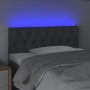 Kopfteil mit LED aus dunkelgrauem Stoff 90x7x78/88 cm von vidaXL, Kopf- und Fußteile - Ref: Foro24-3121931, Preis: 44,50 €, R...