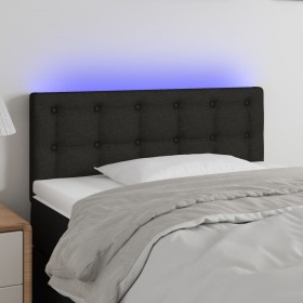 Black fabric headboard with LED 90x5x78/88 cm by vidaXL, Headboards and footboards - Ref: Foro24-3122030, Price: 39,87 €, Dis...