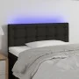 Cabecero con LED de tela negro 90x5x78/88 cm de vidaXL, Cabeceros y pies de cama - Ref: Foro24-3122030, Precio: 42,31 €, Desc...