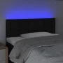 Cabecero con LED de tela negro 90x5x78/88 cm de vidaXL, Cabeceros y pies de cama - Ref: Foro24-3122030, Precio: 42,31 €, Desc...
