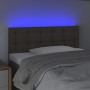Kopfteil mit LED aus taupegrauem Stoff 100x5x78/88 cm von vidaXL, Kopf- und Fußteile - Ref: Foro24-3122040, Preis: 46,95 €, R...