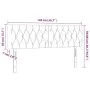 LED-Kopfteil aus dunkelblauem Samt, 144 x 7 x 78/88 cm von vidaXL, Kopf- und Fußteile - Ref: Foro24-3122000, Preis: 68,03 €, ...