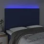 Kopfteil mit LED-Lichtern aus blauem Stoff, 144 x 5 x 118/128 cm von vidaXL, Kopf- und Fußteile - Ref: Foro24-3122148, Preis:...