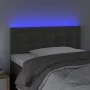 Dunkelgraues Samtkopfteil mit LED 100x5x78/88 cm von vidaXL, Kopf- und Fußteile - Ref: Foro24-3122089, Preis: 43,87 €, Rabatt: %