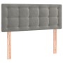 Hellgraues Samtkopfteil mit LED 90x5x78/88 cm von vidaXL, Kopf- und Fußteile - Ref: Foro24-3122082, Preis: 49,13 €, Rabatt: %