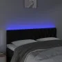 Cabecero con LED de terciopelo negro 160x7x78/88 cm de vidaXL, Cabeceros y pies de cama - Ref: Foro24-3122004, Precio: 83,19 ...