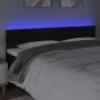 Kopfteil aus schwarzem Stoff mit LED 180x5x78/88 cm von vidaXL, Kopf- und Fußteile - Ref: Foro24-3121866, Preis: 62,93 €, Rab...