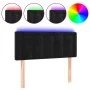 Cabecero con LED de terciopelo negro 100x5x78/88 cm de vidaXL, Cabeceros y pies de cama - Ref: Foro24-3122090, Precio: 49,84 ...